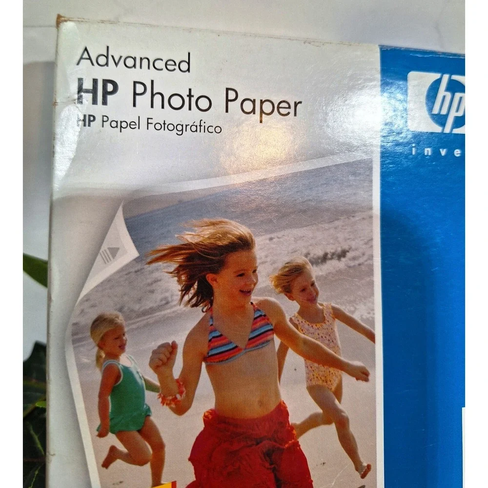 Lot of 2 HP Advanced Glossy Inkjet Photo Paper 100 Sheets 4 x 6